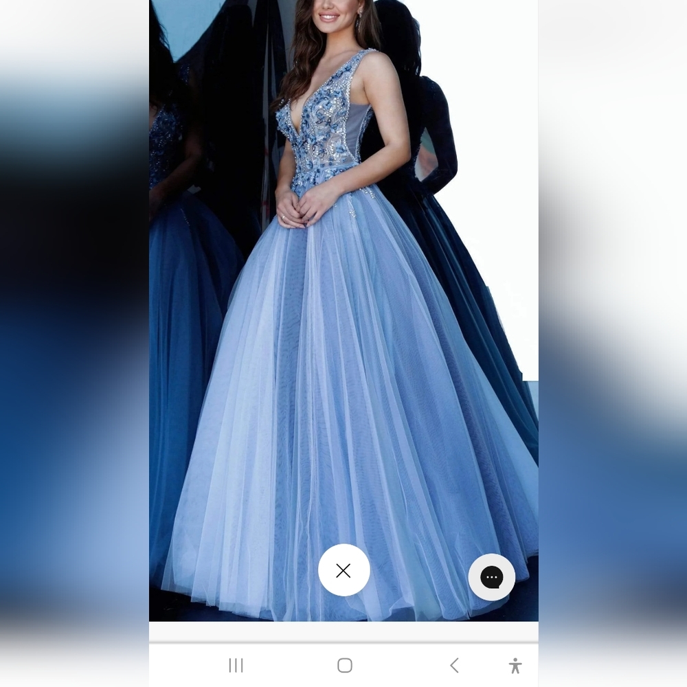 Jovanni Blue dress